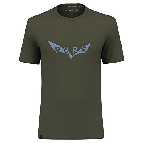 Salewa Herren Pure Eagle Dry M T-shirt, Dark Olive, M EU von Salewa