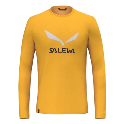 Salewa Solidlogo Dry Long Sleeve Tee Men, Gold, 2XL von Salewa