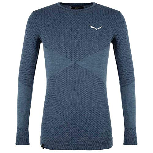 Salewa Herren Zebru Responsive Long Sleeve Mens Tee T-Shirt, Dark Denim, XL EU Salewa Herren Zebru Responsive Long Sleeve Mens Tee T-Shirt, Dark Denim, XL EU von Salewa