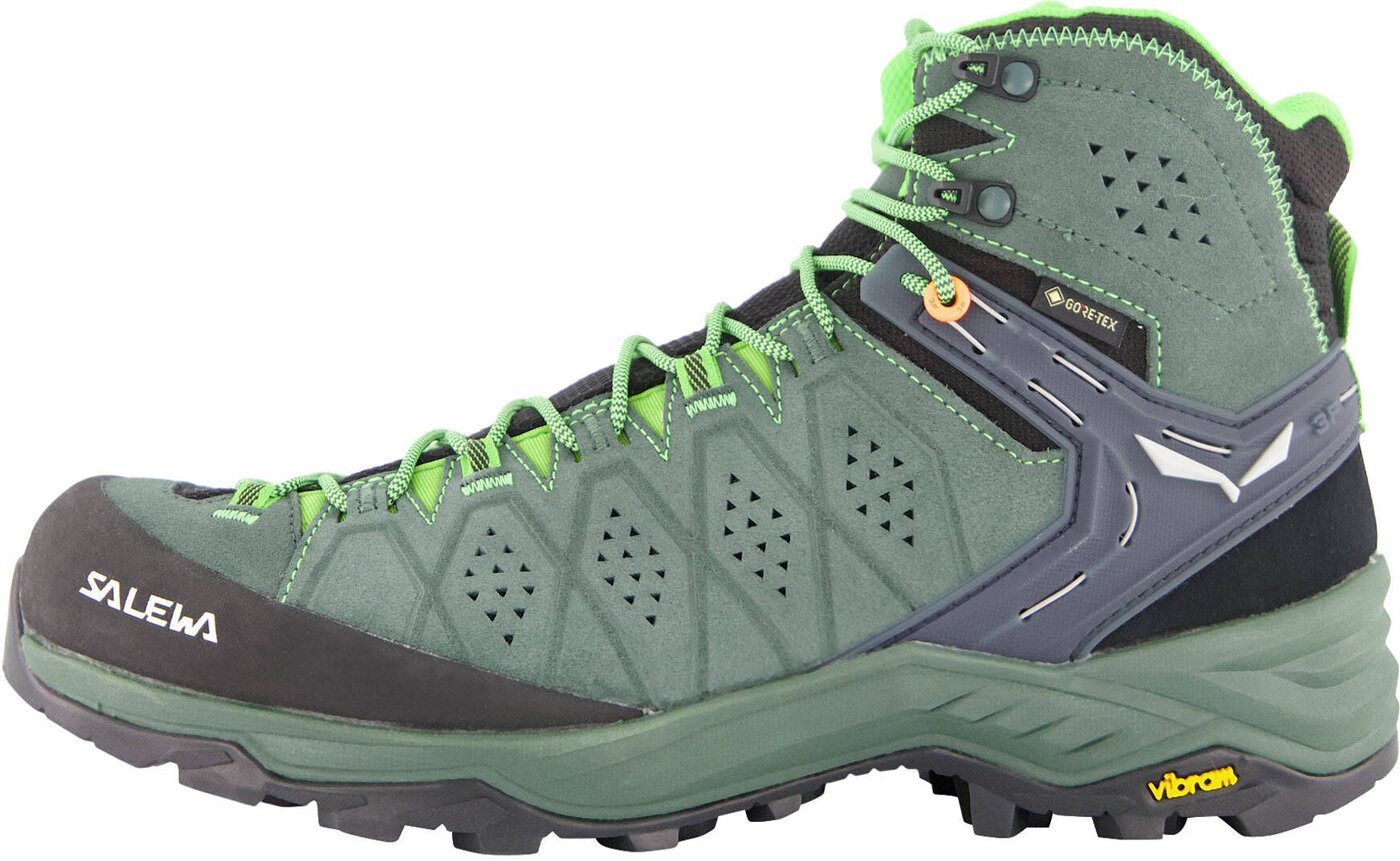 Salewa MS ALP TRAINER 2 MID GTX RAW GREEN/PALE FROG Trekkingschuh Salewa MS ALP TRAINER 2 MID GTX RAW GREEN/PALE FROG Trekkingschuh von Salewa