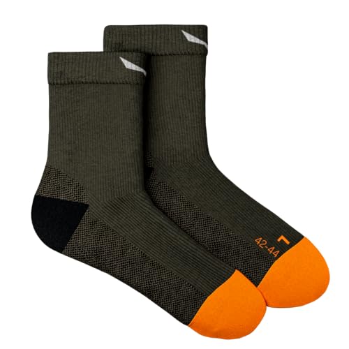 Salewa Mountain Trainer Merino Quarter Socken Herren, Braun, 42-44 von Salewa