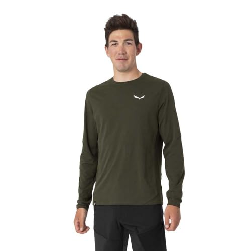 Salewa Pedroc Dry Langarm T-Shirt Herren, Grün, M von Salewa