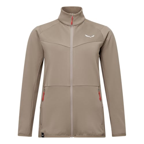 Salewa Puez Cammino Polarlite Fleece Jacke Damen, Beige, L von Salewa