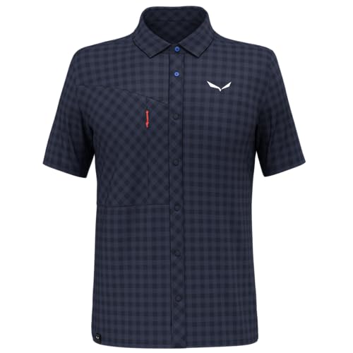Salewa Puez Dry Kurzarmhemd Herren, Blau, XL Salewa Puez Dry Kurzarmhemd Herren, Blau, XL von Salewa