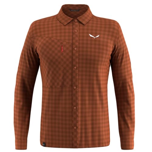 Salewa Herren Puez Dry M L/S Shirt, Bombay Brown, L, Bombay Brown, L Salewa Herren Puez Dry M L/S Shirt, Bombay Brown, L, Bombay Brown, L von Salewa