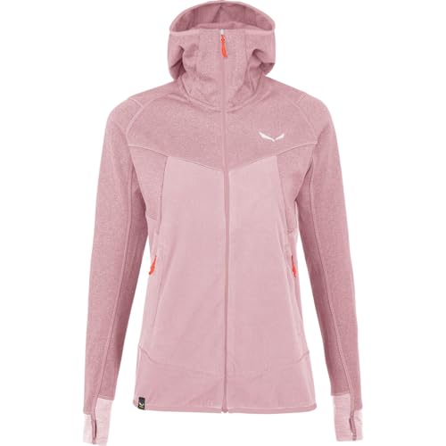 Salewa Puez Hybrid Polarlite Hooded Fleece Women, zephyr melange, XS Salewa Puez Hybrid Polarlite Hooded Fleece Women, zephyr melange, XS von Salewa