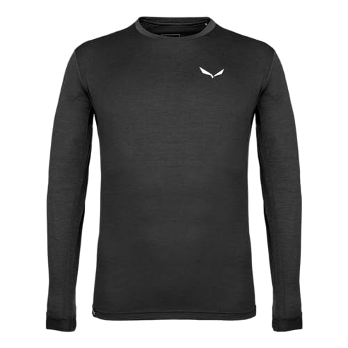 Salewa Puez Melange Dry Long Sleeve Tee Men, Black, 5XL von Salewa