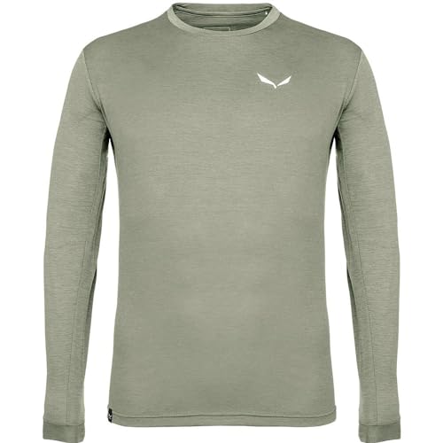 Salewa Puez Melange Dry Long Sleeve Tee Men, Shadow Melange, 3XL von Salewa