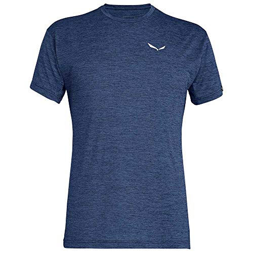 Salewa Puez Melange Dry M T-shirt T-Shirt Herren Dark Denim Melange M von Salewa