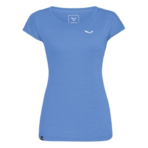 Salewa Puez Melange Dry W S/S Tee, Morning Blue Melange, XL Salewa Puez Melange Dry W S/S Tee, Morning Blue Melange, XL von Salewa