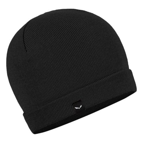 Salewa Puez Merino Beanie, Black Out, UNI58 von Salewa