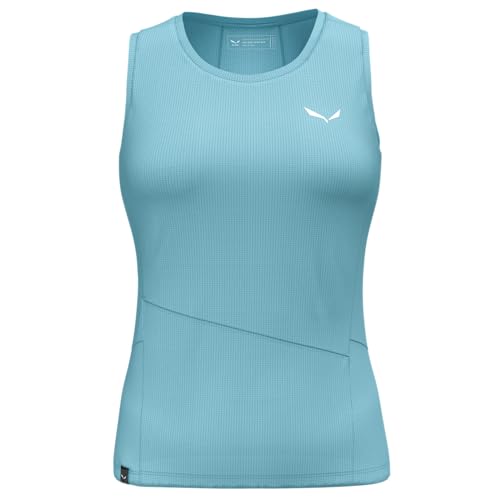 Salewa Puez Sporty Dry Tanktop Women, Air Blue, M von Salewa