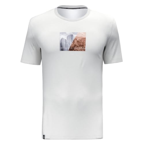 Salewa Pure Design Dry T-Shirt Men, White, XL von Salewa