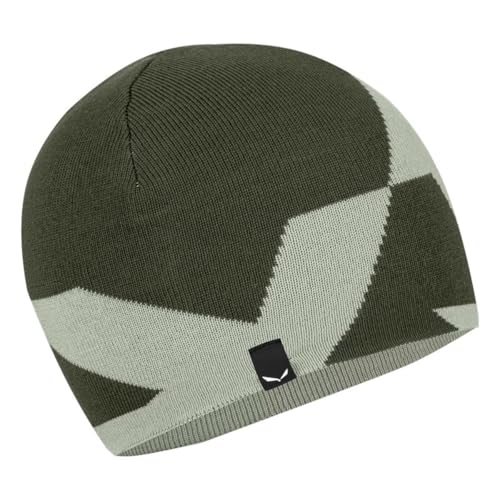 Salewa Pure Reversible Merino Beanie, Dark olive/5130, UNI58 von Salewa