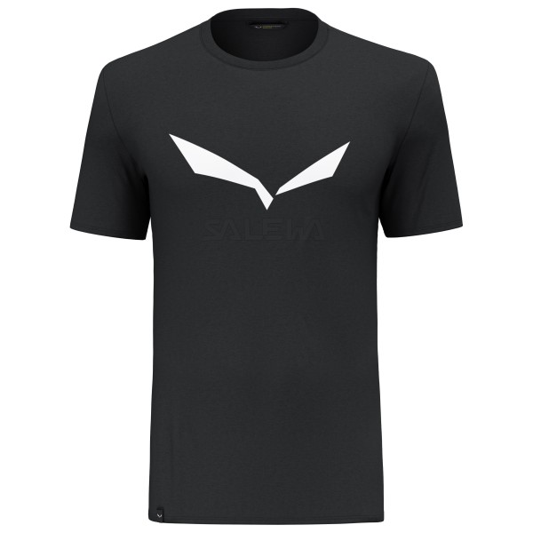 Salewa - Solidlogo Dry T-Shirt - Funktionsshirt Gr 48 - M schwarz von Salewa