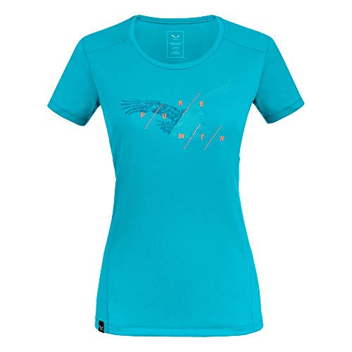 SALEWA Sporty Graphic, T-Shirt für Damen XXL Ocean von Salewa