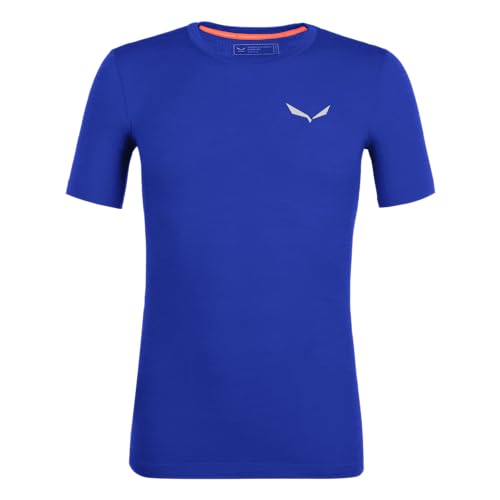 Salewa Zebru Fresh Merino Responsive T-Shirt Men, Electric, L von Salewa