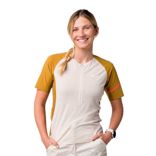 Salewa Vento Am Hz T-Shirt W, Oatmeal/7020, S von Salewa