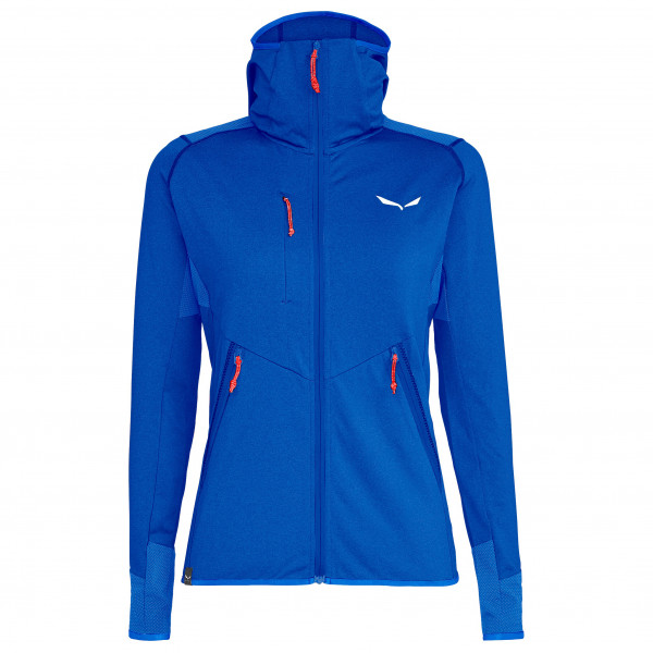 Salewa - Women's Agner Hybrid Polarlite Fullzip Hoody - Fleecejacke Gr 36 blau von Salewa