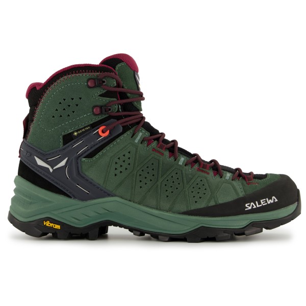 Salewa - Women's Alp Trainer 2 Mid GTX - Wanderschuhe Gr 4,5 grün von Salewa