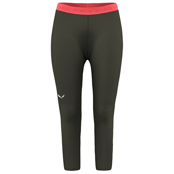 Salewa - Women's Cristallo Warm AMR 3/4 Tight - Merinounterwäsche Gr 42 oliv von Salewa