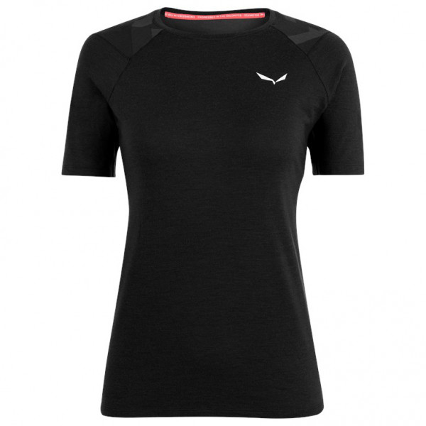 Salewa - Women's Cristallo Warm AMR Tee - Merinounterwäsche Gr 38 schwarz von Salewa