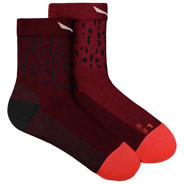 Salewa - Women's MTN TRN Sal. AM QRT Sock - Wandersocken Gr 42-44 rot Salewa - Women's MTN TRN Sal. AM QRT Sock - Wandersocken Gr 42-44 rot von Salewa