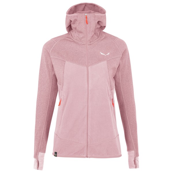 Salewa - Women's Puez Hybrid Polarlite Fullzip - Fleecejacke Gr 38 rosa von Salewa