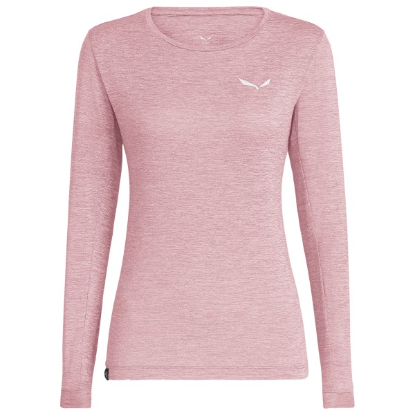 Salewa - Women's Puez Melange Dry L/S Tee - Funktionsshirt Gr 36 rosa von Salewa