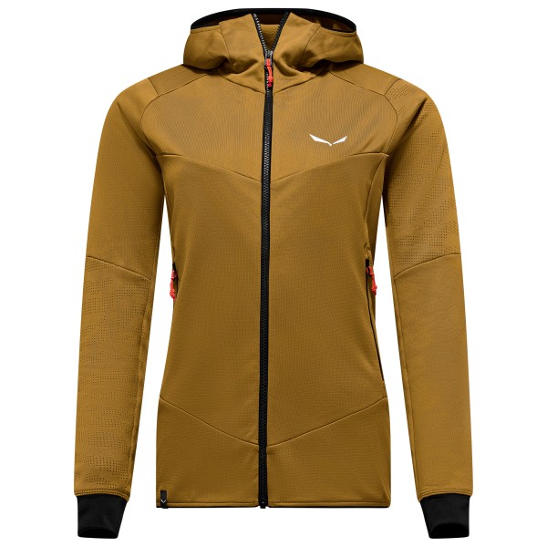 Salewa - Women's Sella Crevasse Hooded Jacket - Fleecejacke Gr 42 braun von Salewa