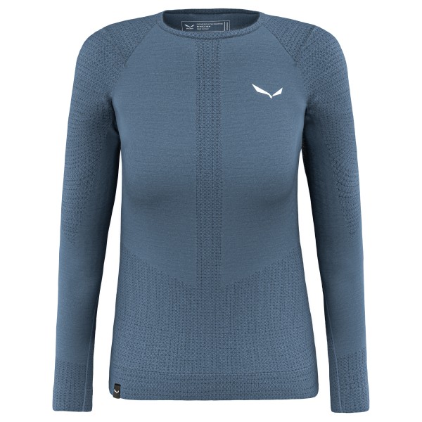 Salewa - Women's Zebru Responsive L/S Tee - Merinounterwäsche Gr 36 blau von Salewa