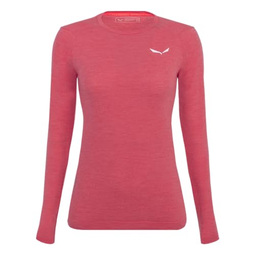 Salewa Zebru Fresh Merino Responsive Long Sleeve Tee Women, calypso coral, L von Salewa