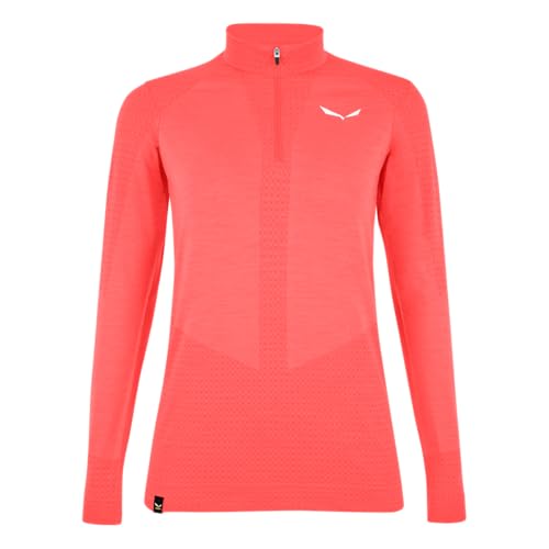 Salewa Zebru Responsive Half Zip T-Shirt Damen, Orange, M Salewa Zebru Responsive Half Zip T-Shirt Damen, Orange, M von Salewa