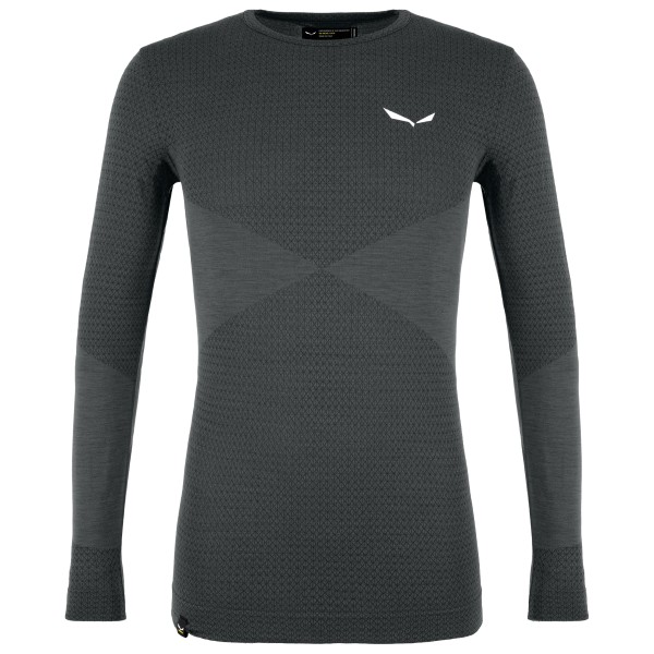 Salewa - Zebru Responsive L/S Tee - Merinounterwäsche Gr S grau von Salewa