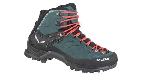 damen wanderschuhe salewa mountain trainer mid gore tex blau von Salewa