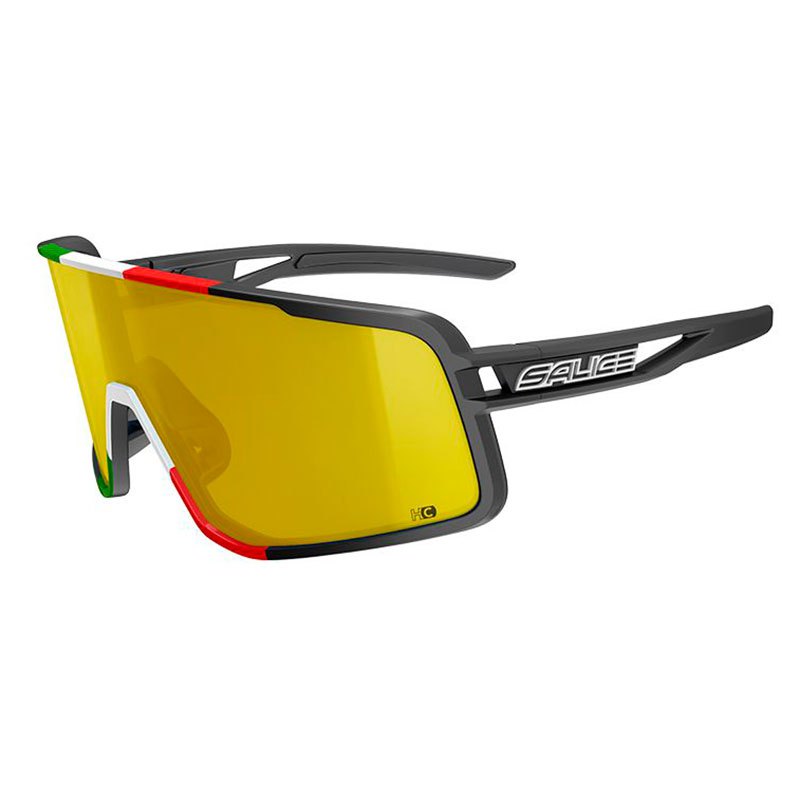 Salice 022 Rw Hydro+spare Lens Sunglasses Schwarz Mirror RW Hydro Yellow/CAT3 + Clear/CAT0 von Salice