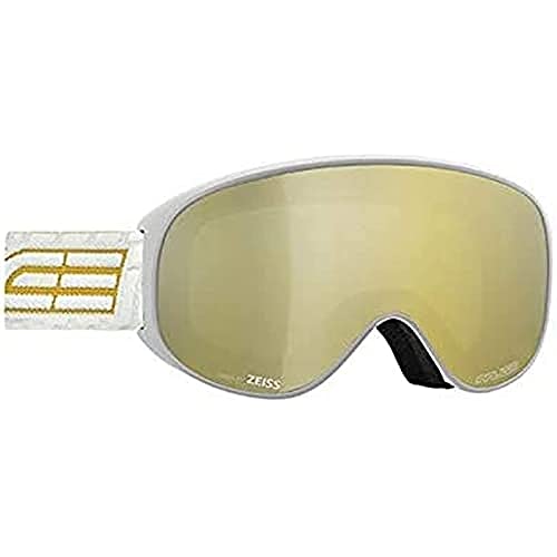 SALICE 101TECH Unisex-Maske für Erwachsene, Weiß-Gold, Einheitsgröße von Salice