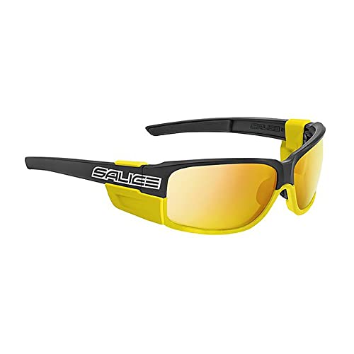 Salice Unisex-Brille für Erwachsene, Schwarz/Gelb/RW, Farbe: Schwarz, Einheitsgröße von Salice