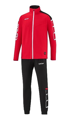 Saller Glanz-Trainingsanzug »sallerSquad50« 170 rot-schwarz Gr. L Saller Glanz-Trainingsanzug »sallerSquad50« 170 rot-schwarz Gr. L von Saller