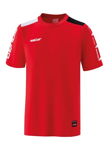 Saller T-Shirt »sallerSquad50« 170 rot-schwarz Gr. 128 von Saller