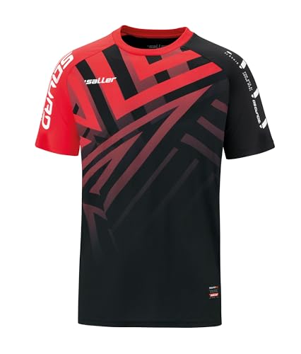 Saller Trainings-Tee »sallerSquad50« 170 rot-schwarz Gr. XL Saller Trainings-Tee »sallerSquad50« 170 rot-schwarz Gr. XL von Saller