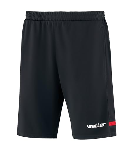 Saller Trainings- und Freizeitshort »sallerSquad50« 170 rot-schwarz Gr. L von Saller