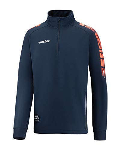 Sweatshirt »sallerX.72« 527 Marine-Neonorange Gr. L Sweatshirt »sallerX.72« 527 Marine-Neonorange Gr. L von Saller