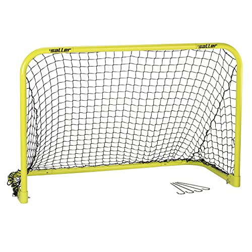 Saller Mini-Fußballtor - platzsparent zusammenklappbar - Farbe Neongelb Saller Mini-Fußballtor - platzsparent zusammenklappbar - Farbe Neongelb von Saller