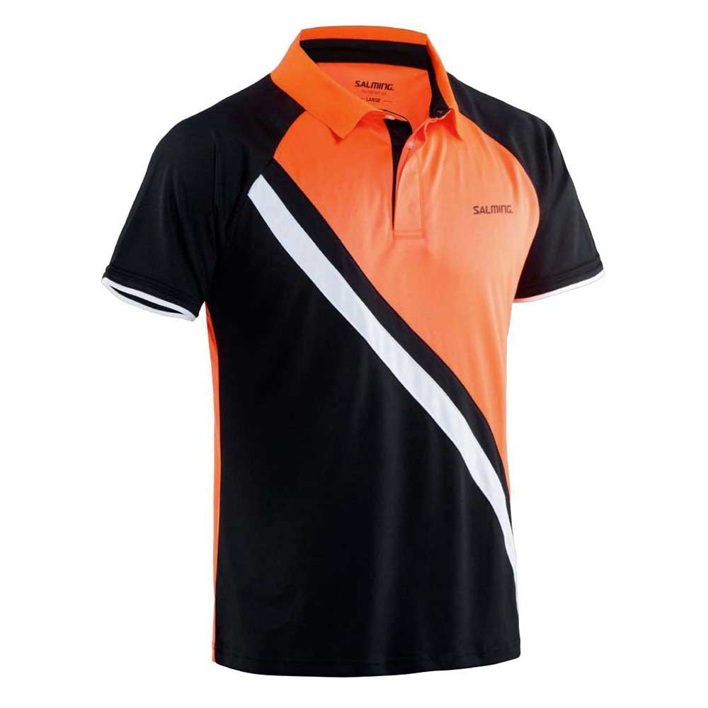 Salming Performance Short Sleeve Polo Schwarz M Mann von Salming