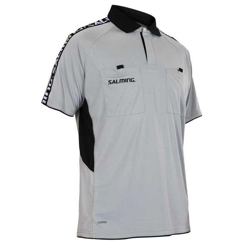 Salming Referee Short Sleeve Polo Grau L Mann von Salming