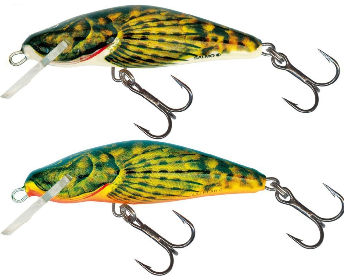 Salmo Kunstköder Salmo Bullhead Kunstköder - 2 Wobbler 6cm 8g sinkend von Salmo