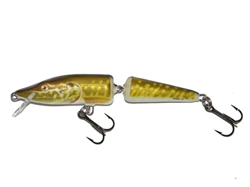 Salmo Pike Jointed Hechtwobbler - Köder für Hecht, Zander, Barsch, Hechtköder, Hechtwobbler, Barschwobbler, Farben:Real Pike, Länge/Gewicht/Laufverhalten/Tauchtiefe:13cm / 21g / schwimmend / 1.2-2.0m Salmo Pike Jointed Hechtwobbler - Köder für Hecht, Zander, Barsch, Hechtköder, Hechtwobbler, Barschwobbler, Farben:Real Pike, Länge/Gewicht/Laufverhalten/Tauchtiefe:13cm / 21g / schwimmend / 1.2-2.0m von Salmo