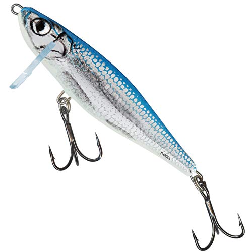 Salmo Thrill Wobbler sinkend, Farben:Blue Fingerling, Länge/Gewicht/Laufverhalten/Tauchtiefe:7cm / 7g / sinkend Salmo Thrill Wobbler sinkend, Farben:Blue Fingerling, Länge/Gewicht/Laufverhalten/Tauchtiefe:7cm / 7g / sinkend von Salmo