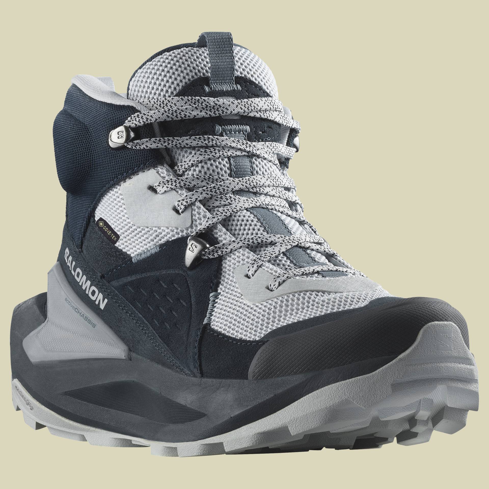 Elixir Mid GTX Women grau UK 7 - carbon/pearl blue/flint stone von Salomon